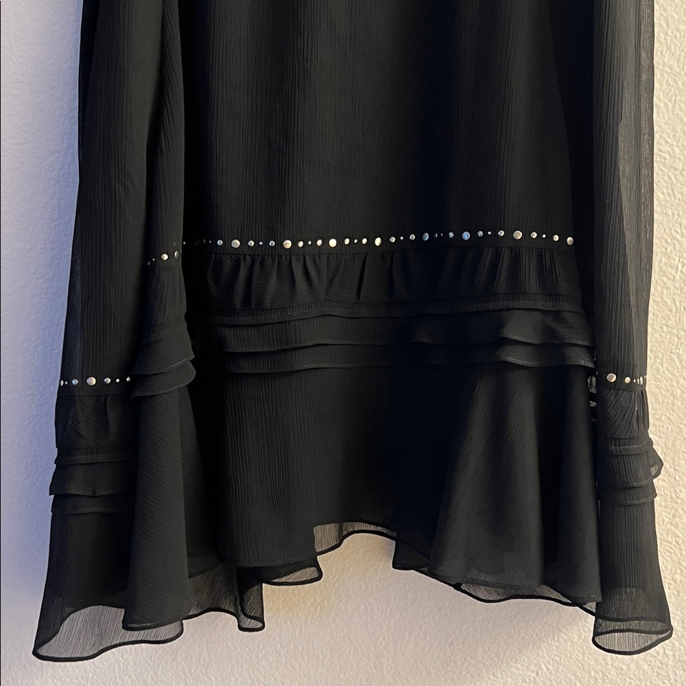 New Coach Black Embellished Skirt Size 12 - Picture 3 of 9